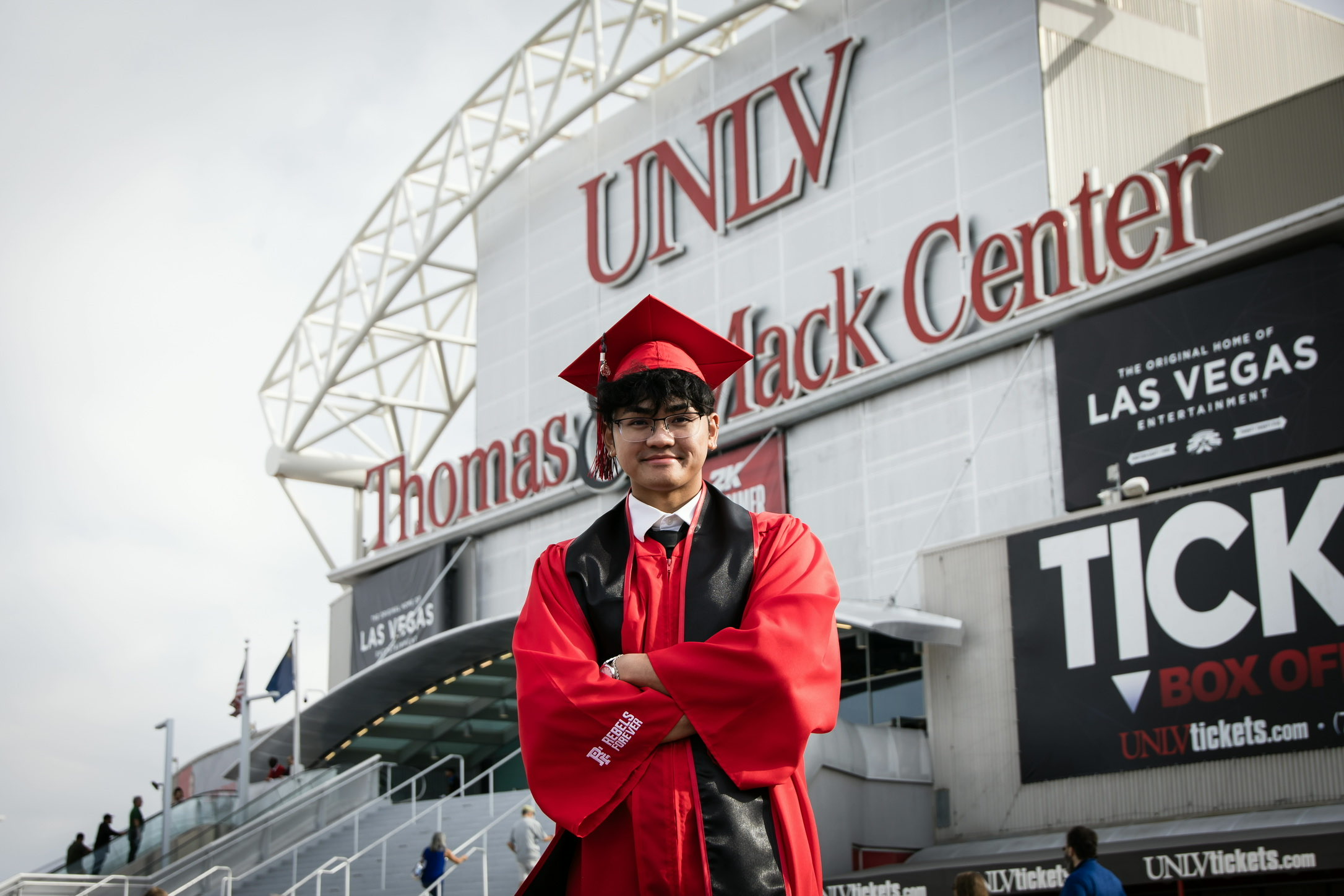 Alec Dino at graduation